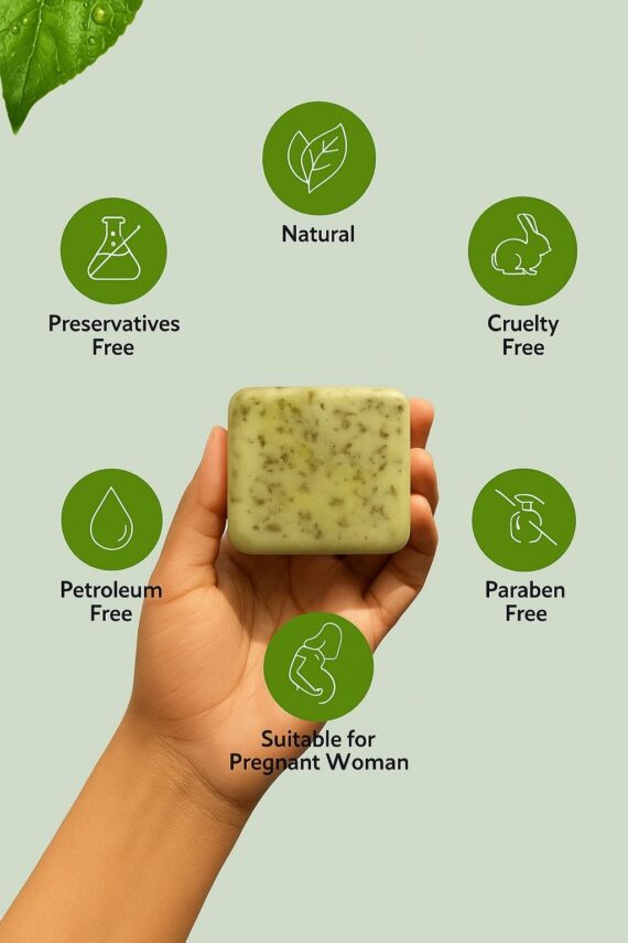 Bees Rose Soap (100g, Pack of 1) | Handmade Natural Soap for Skin Hydration, Brightening & Soothing | Gentle Cleansing for Men & Women