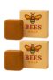 Bees Korean Bar Soap (Pack of 2) | Coffee & Rice Powder | Handmade Goat Milk Soap for Tan Removal, Skin Brightening & Natural Glow | 100% Natural Bath Bar for Men & Women (100g Each)