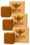 Bees Korean Bar Soap | ( PACK OF 3 )Coffee & Rice Powder | Handmade Goat Milk Soap for Tan Removal & Bright Skin (100g)